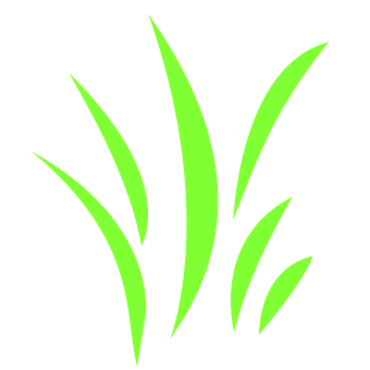 霓虹綠色草葉向量圖 壁紙