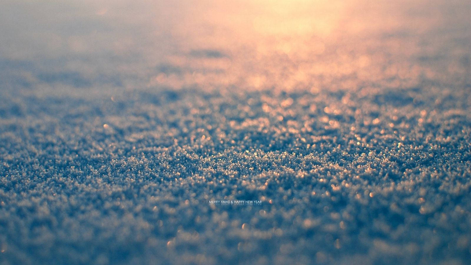 攝影 桌布 壁紙 — 霜晶在溫暖日出光下閃爍的雪地表面特寫。