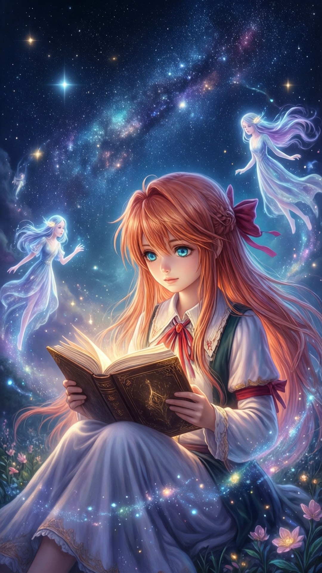 露西的星夜 壁紙