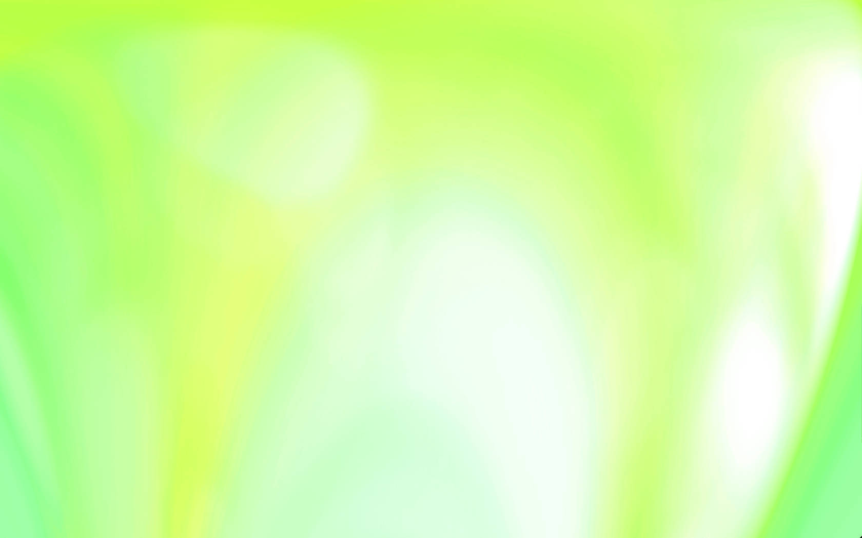 Light Green Plain 桌布 壁紙 — 青檸綠和淡黃色的柔和漸變，帶有模糊的光線條紋，營造出夢幻般的抽象光芒。