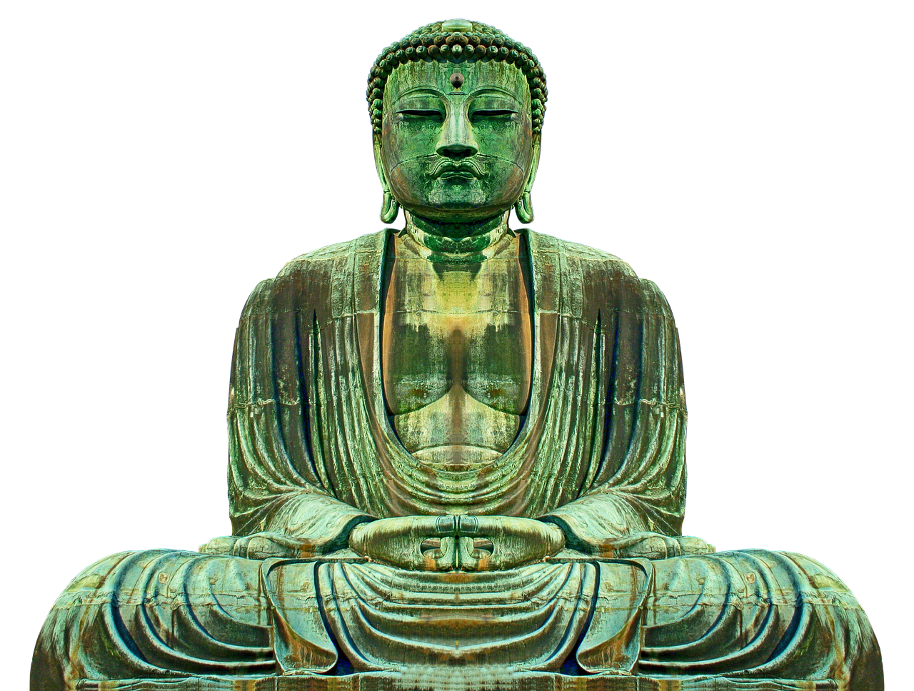 青銅佛像冥想 壁紙