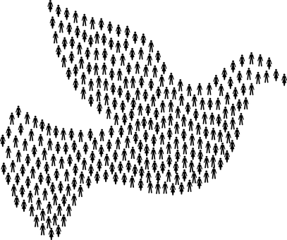 靜謐黑色剪影 壁紙