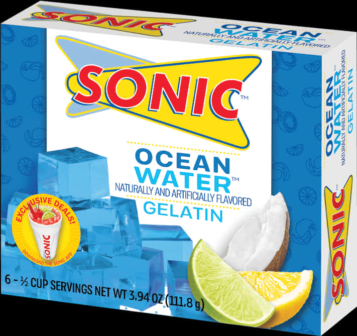音速海洋水凝膠產品盒 壁紙