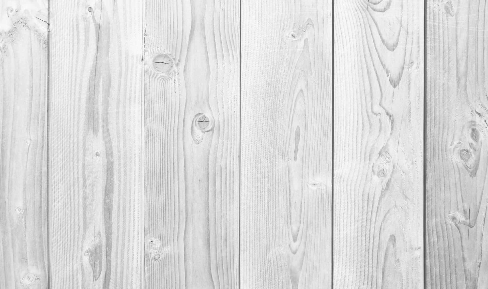 planks 桌布 壁紙 — 風化白色木板的特寫，顯示天然木紋、節疤和垂直接縫。