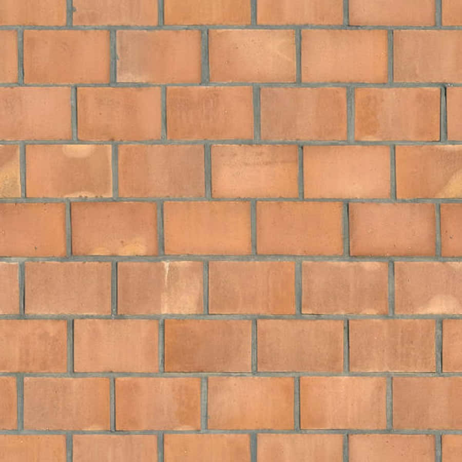 Brick 桌布 壁紙 — 風化的赤陶磚以經典的順砌法鋪設，帶有灰色砂漿接縫的特寫。