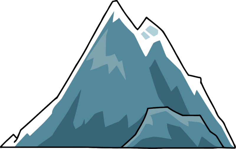 風格化卡通山峰 壁紙
