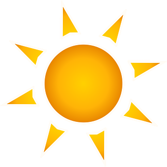 風格化太陽圖形 壁紙