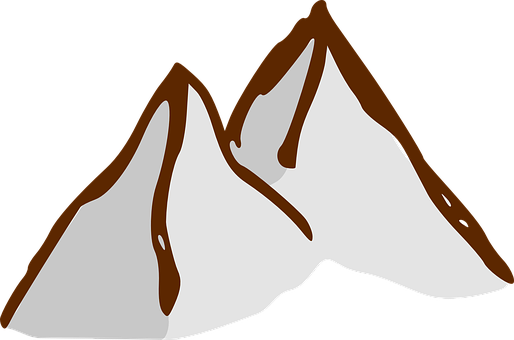 風格化山峰圖形 壁紙