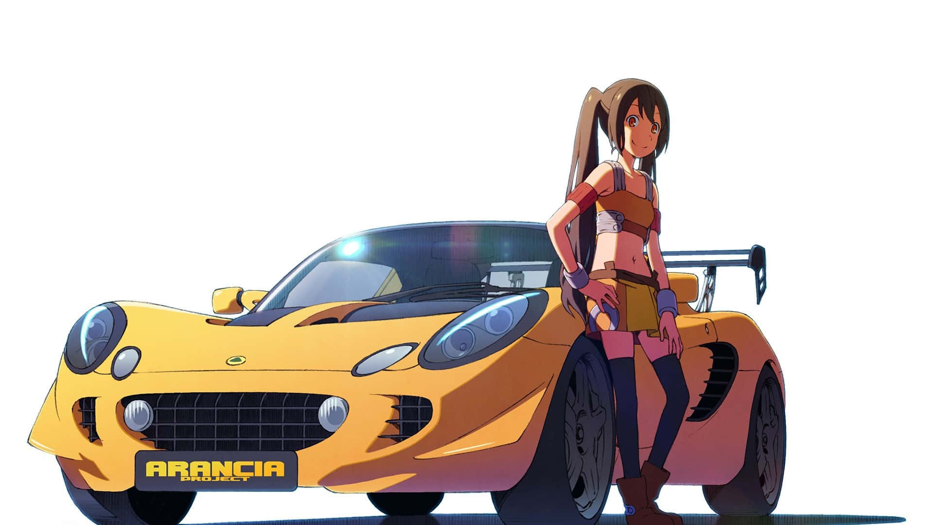 動漫跑車背景 — 動漫車 壁紙