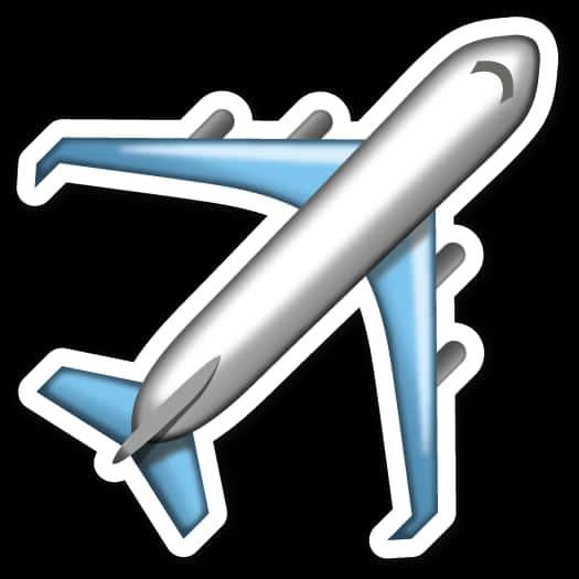 飛機表情符號剪貼畫 - 飛機表情符號PNG