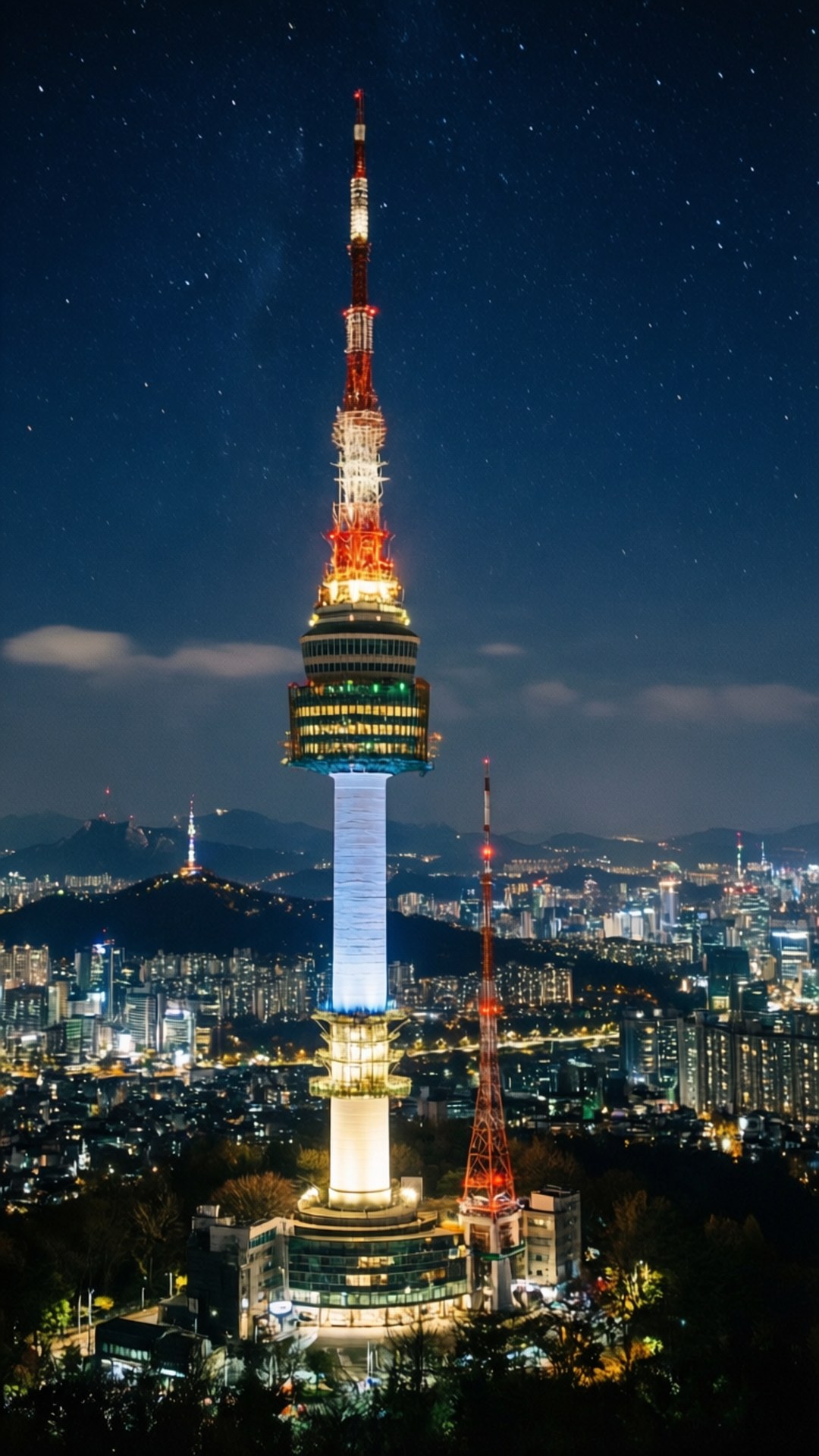 首爾夜色璀璨 壁紙