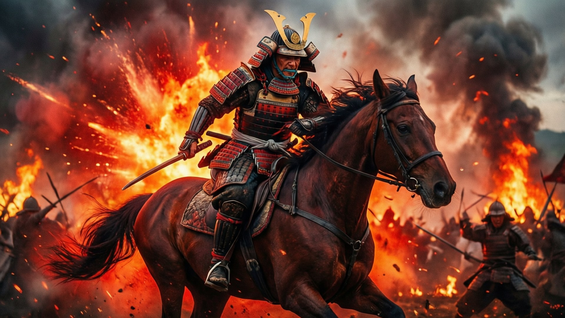 騎馬武士 壁紙