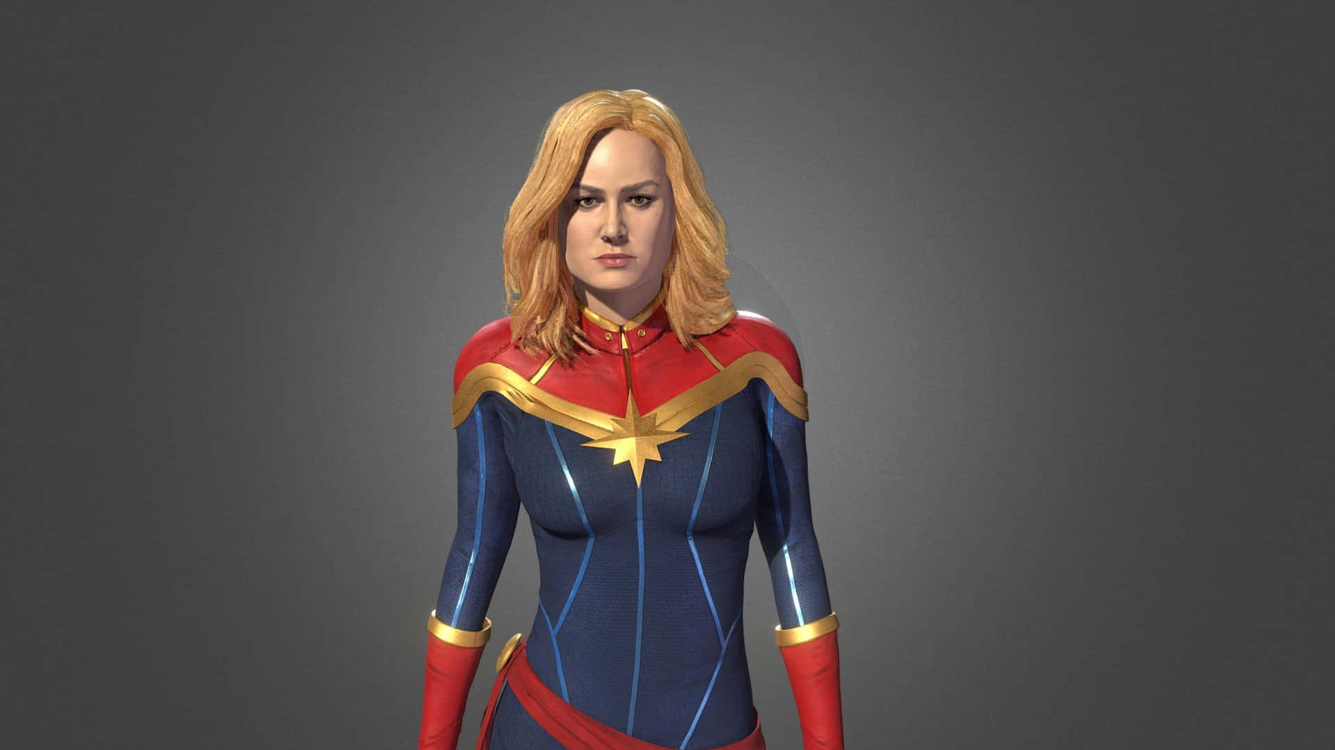 Captain Marvel 3d — 超級英雄 壁紙
