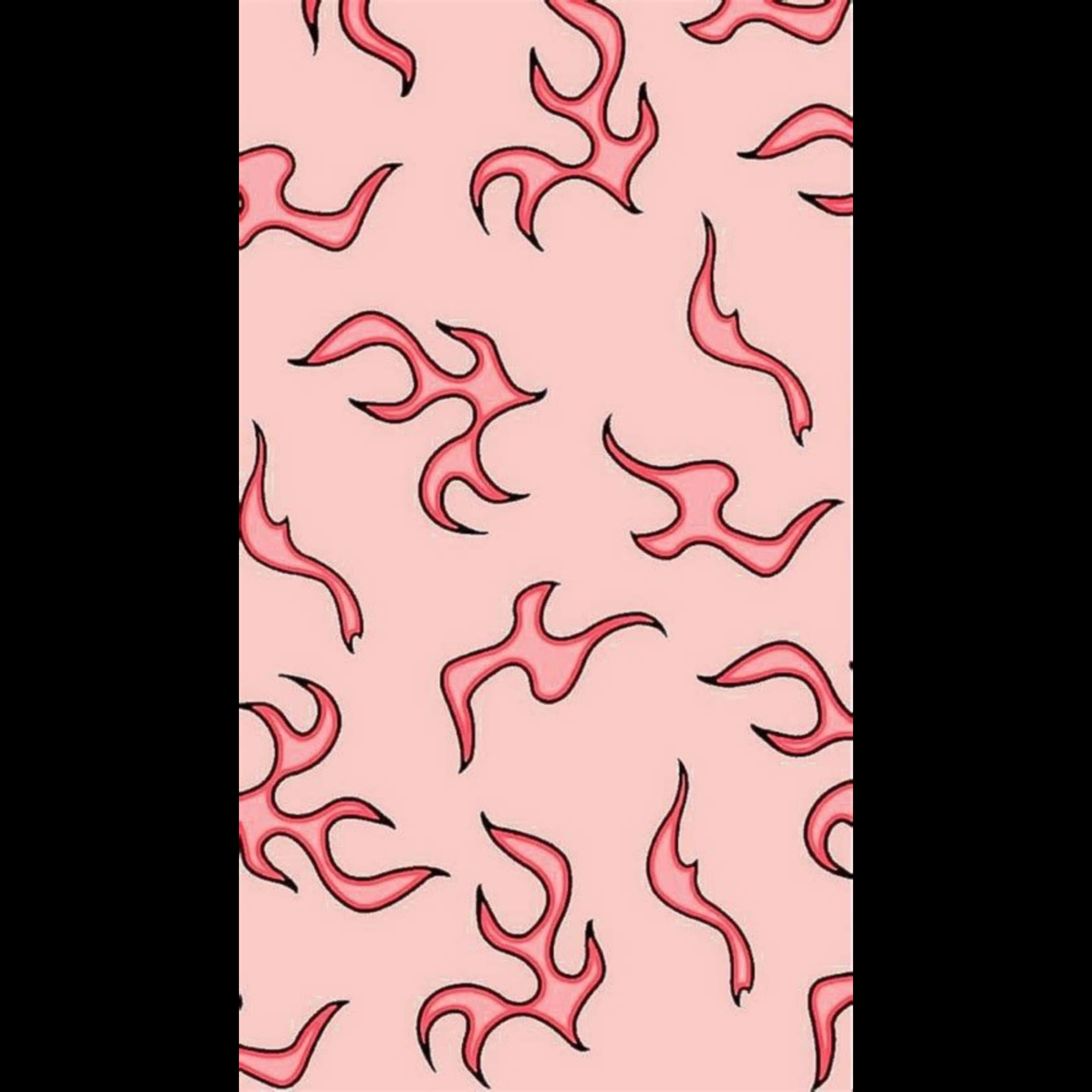 體驗粉紅火焰的美麗與溫暖。 壁紙