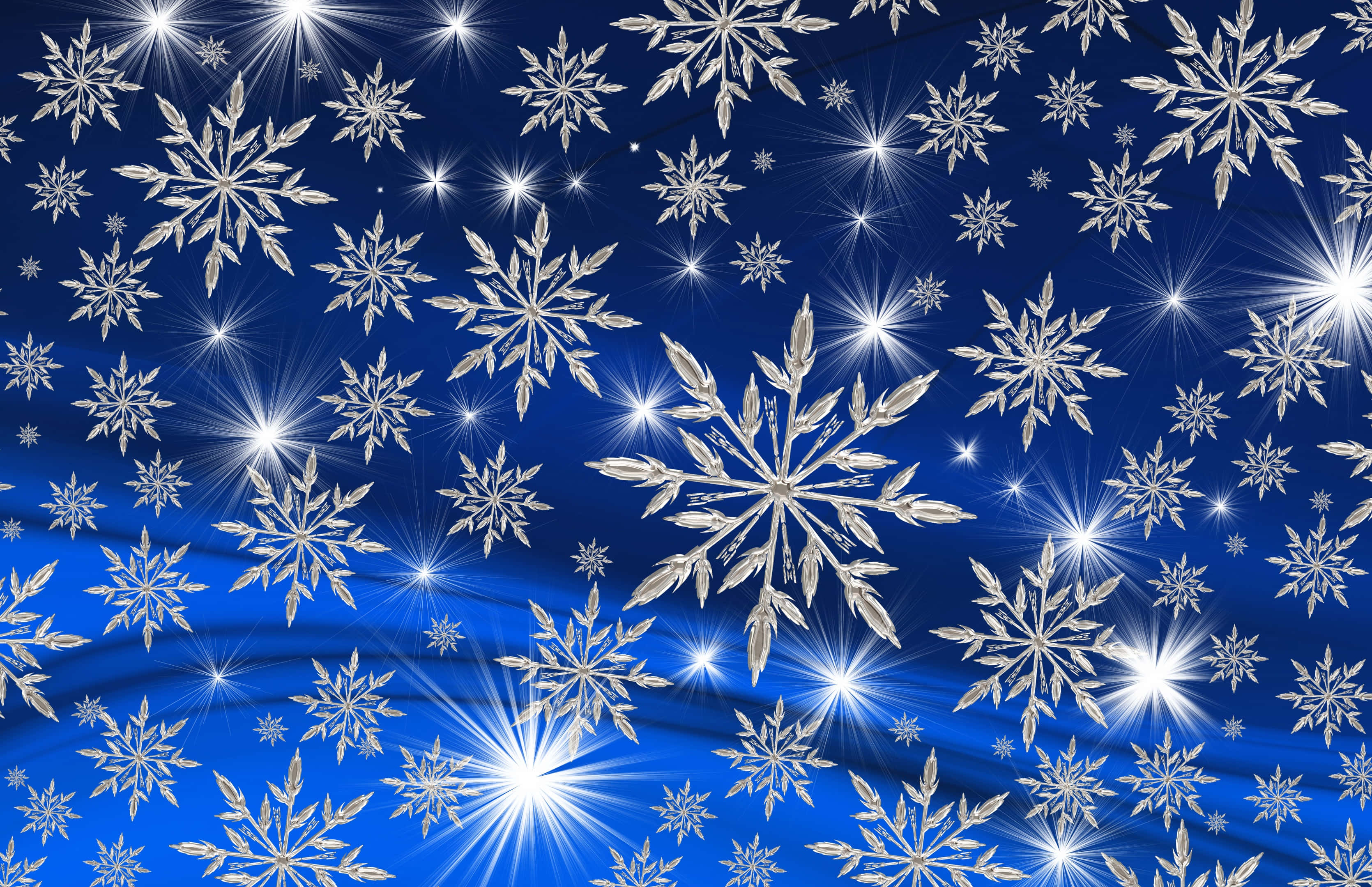 「體驗雪花的絕美風采」 壁紙
