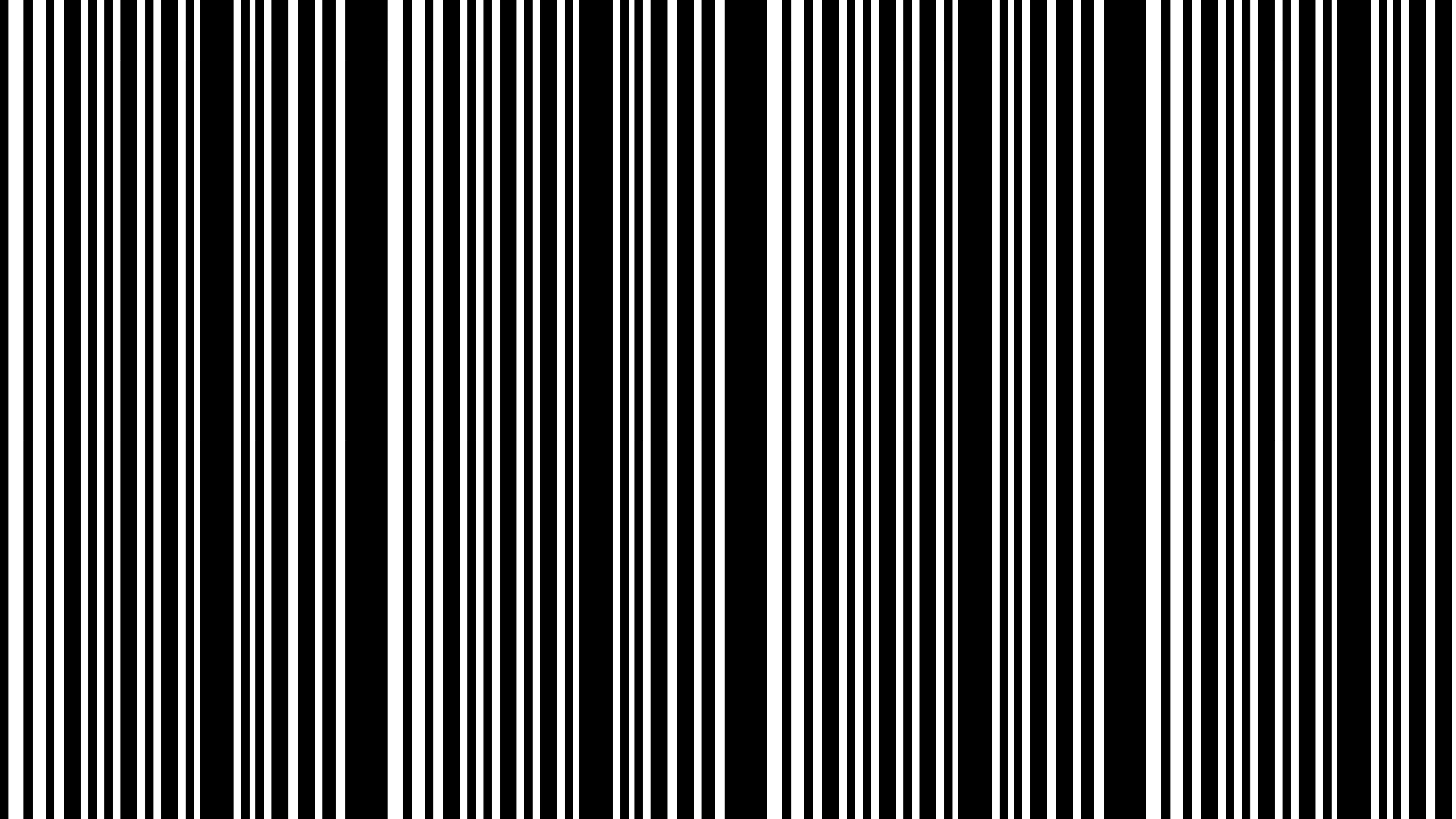 Black And White Striped 桌布 壁紙 — 高對比度的條碼圖案，黑白垂直條紋交替出現。