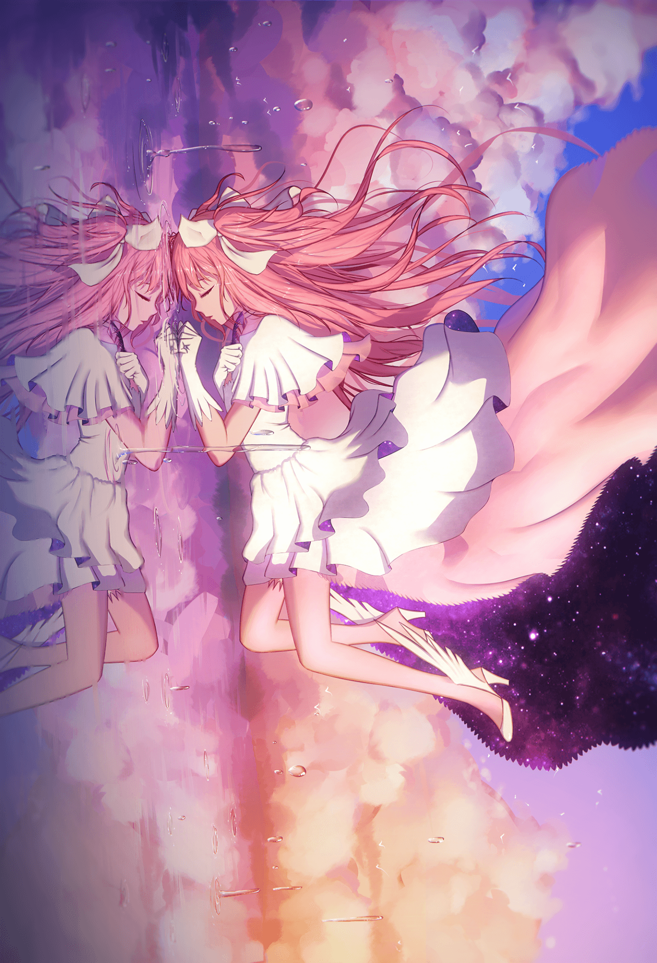 魔法少女小圓星空背景 壁紙