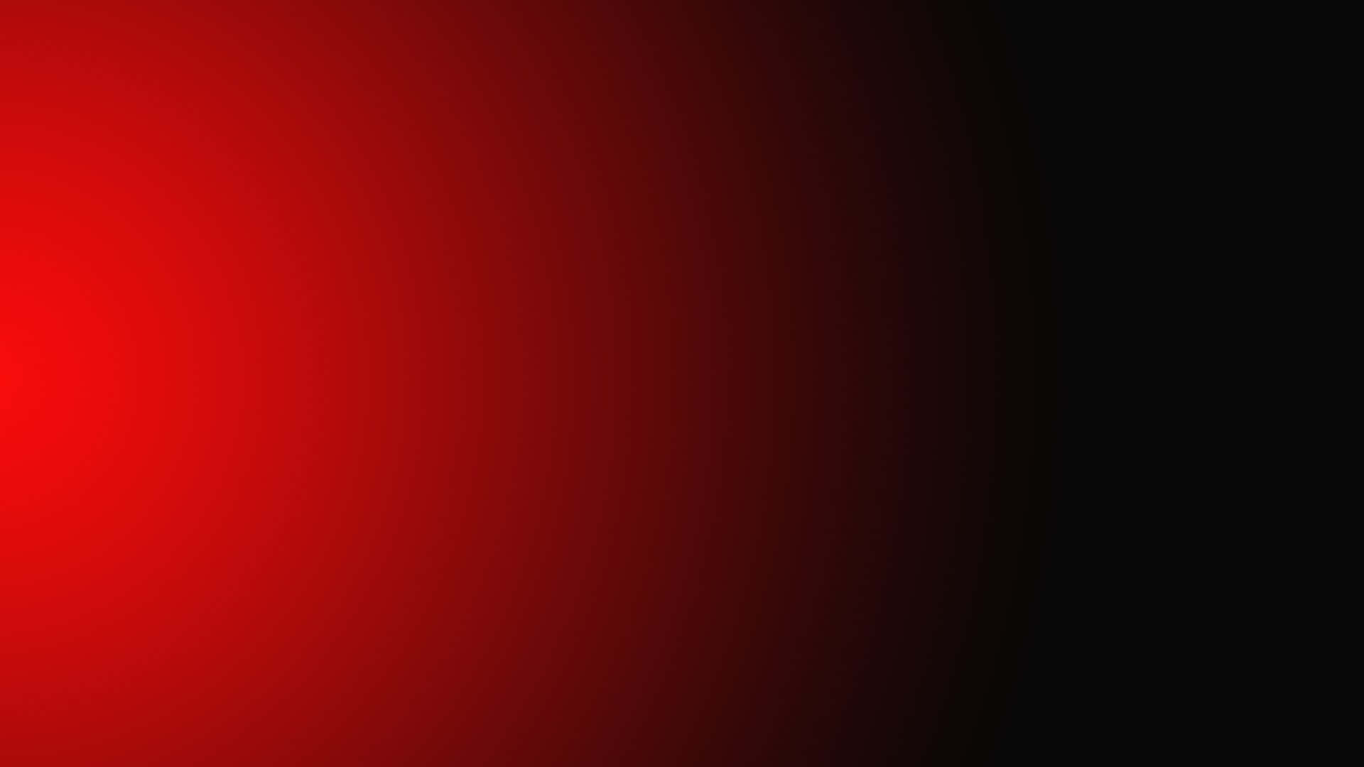 1920x1080 Red 桌布 壁紙 — 鮮紅色漸變至深黑色，營造出大膽簡約的抽象背景。