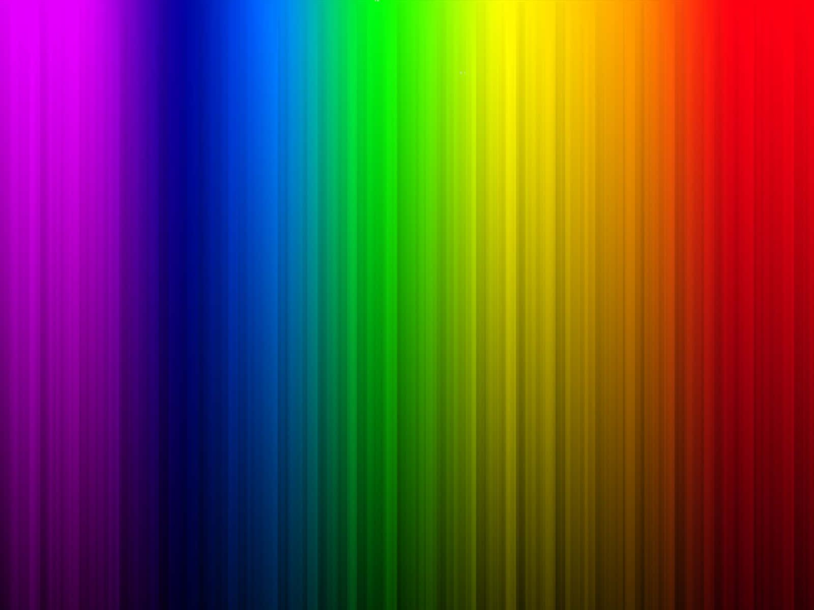Rainbow Gradient 桌布 壁紙 — 鮮豔的垂直彩虹條紋在數位漸變中從紫色平滑過渡到紅色。