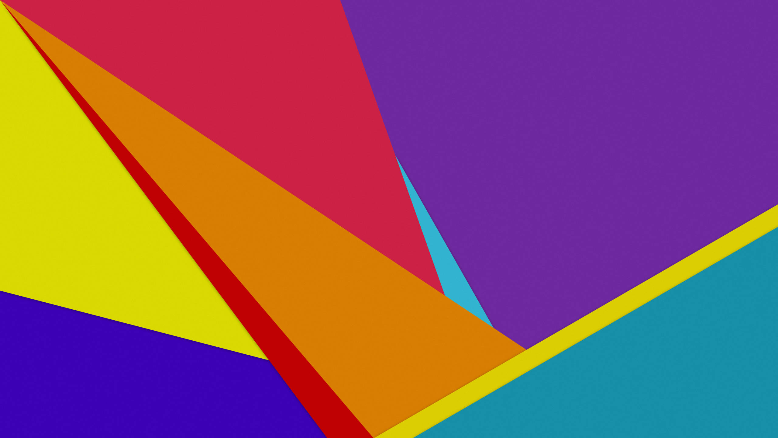 Simple Geometric Phone 桌布 壁紙 — 鮮豔的幾何形狀以大膽的色彩營造出動態的抽象構圖，具有銳利的角度和鮮明的對比。