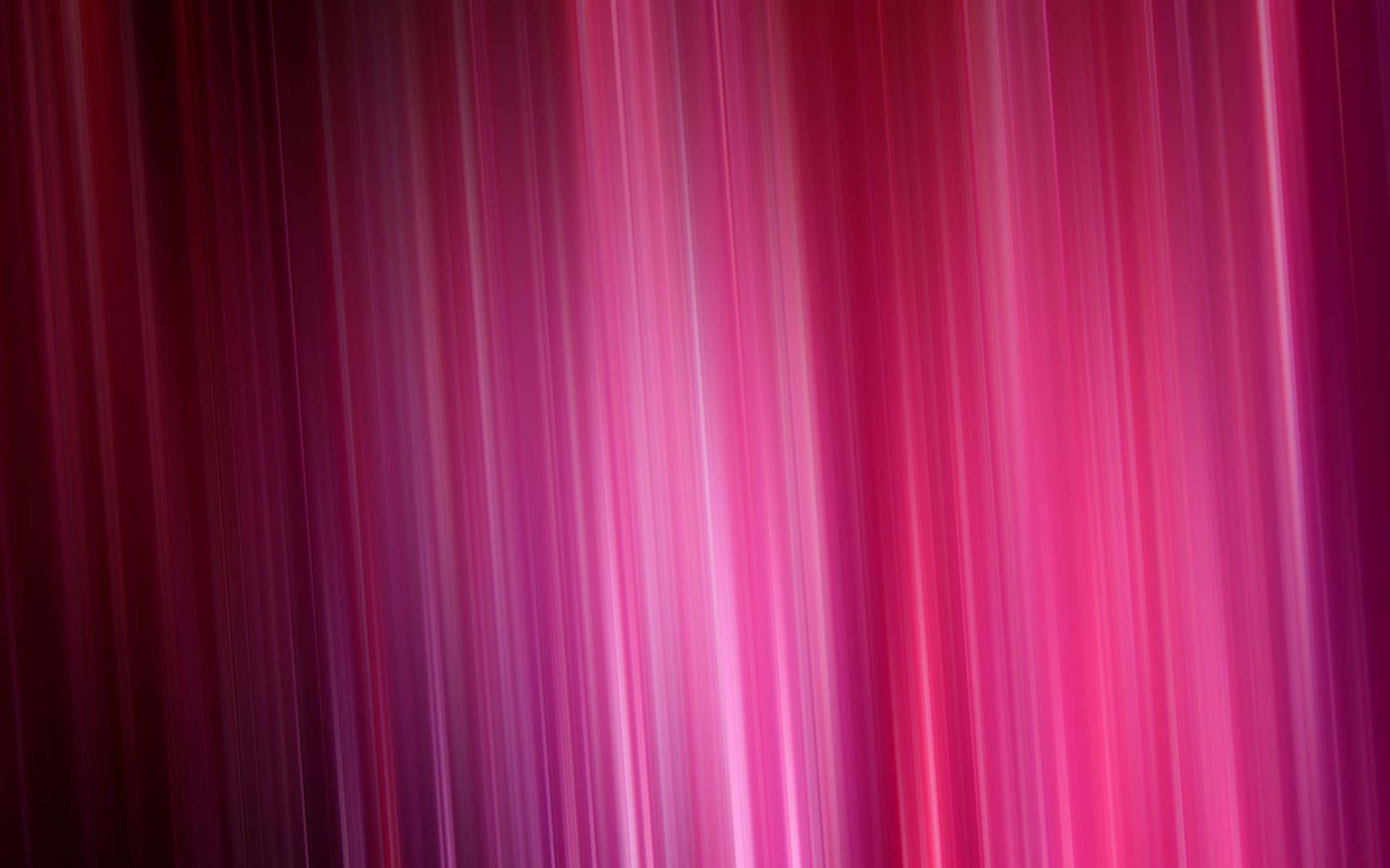 Plain Pink 桌布 壁紙 — 鮮豔的洋紅色和深紅色垂直條紋從明亮的中心向外輻射，形成動態的抽象漸變。