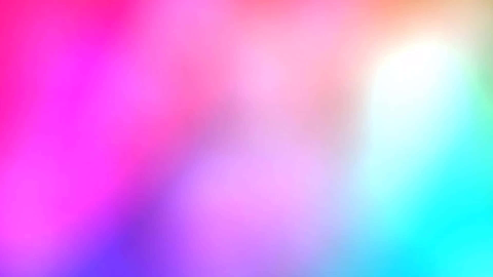 互動式 桌布 壁紙 — 鮮豔的粉紅色、紫色和青色柔和漸變，融合成發光的抽象背景。