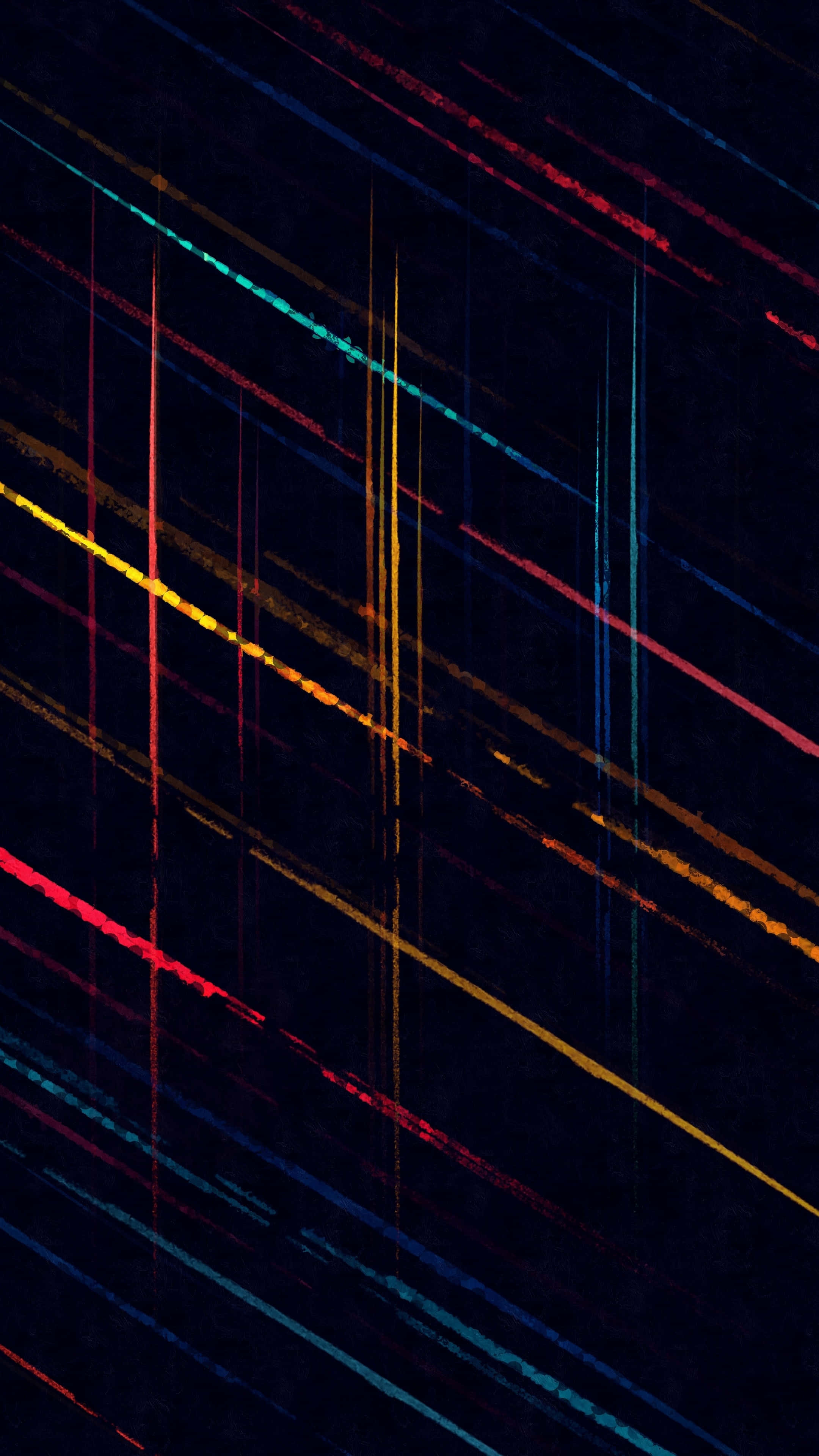 Background Design 桌布 壁紙 — 鮮豔的紅、藍、金色光線條紋斜向劃過深黑色紋理背景。