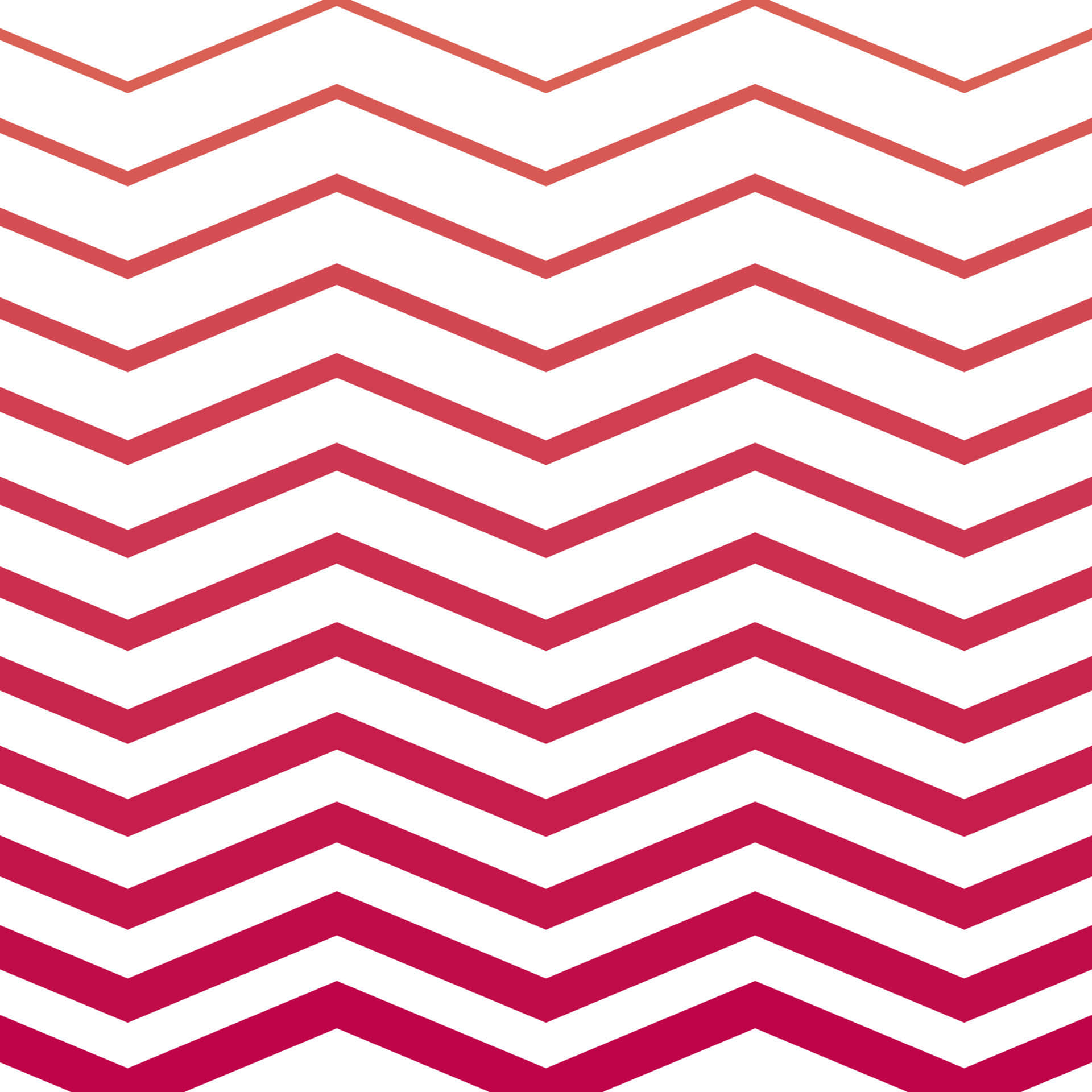 Cute Chevron 桌布 壁紙 — 鮮豔的紅色人字形條紋在純白背景上形成大膽的鋸齒圖案。