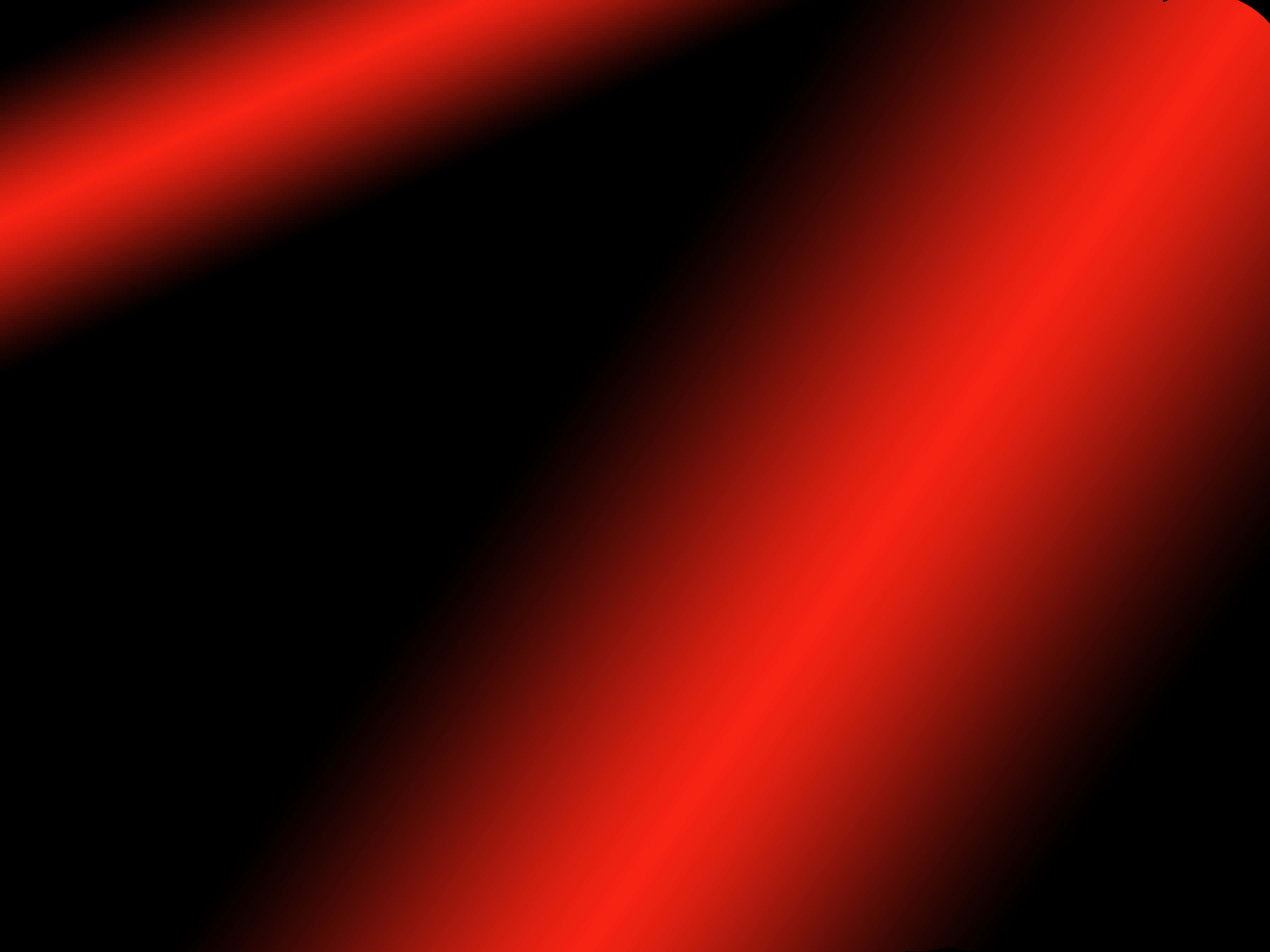 Red Neon 桌布 壁紙 — 鮮豔的紅色光束斜斜地劃過深邃的黑色虛空，營造出大膽的抽象對比。