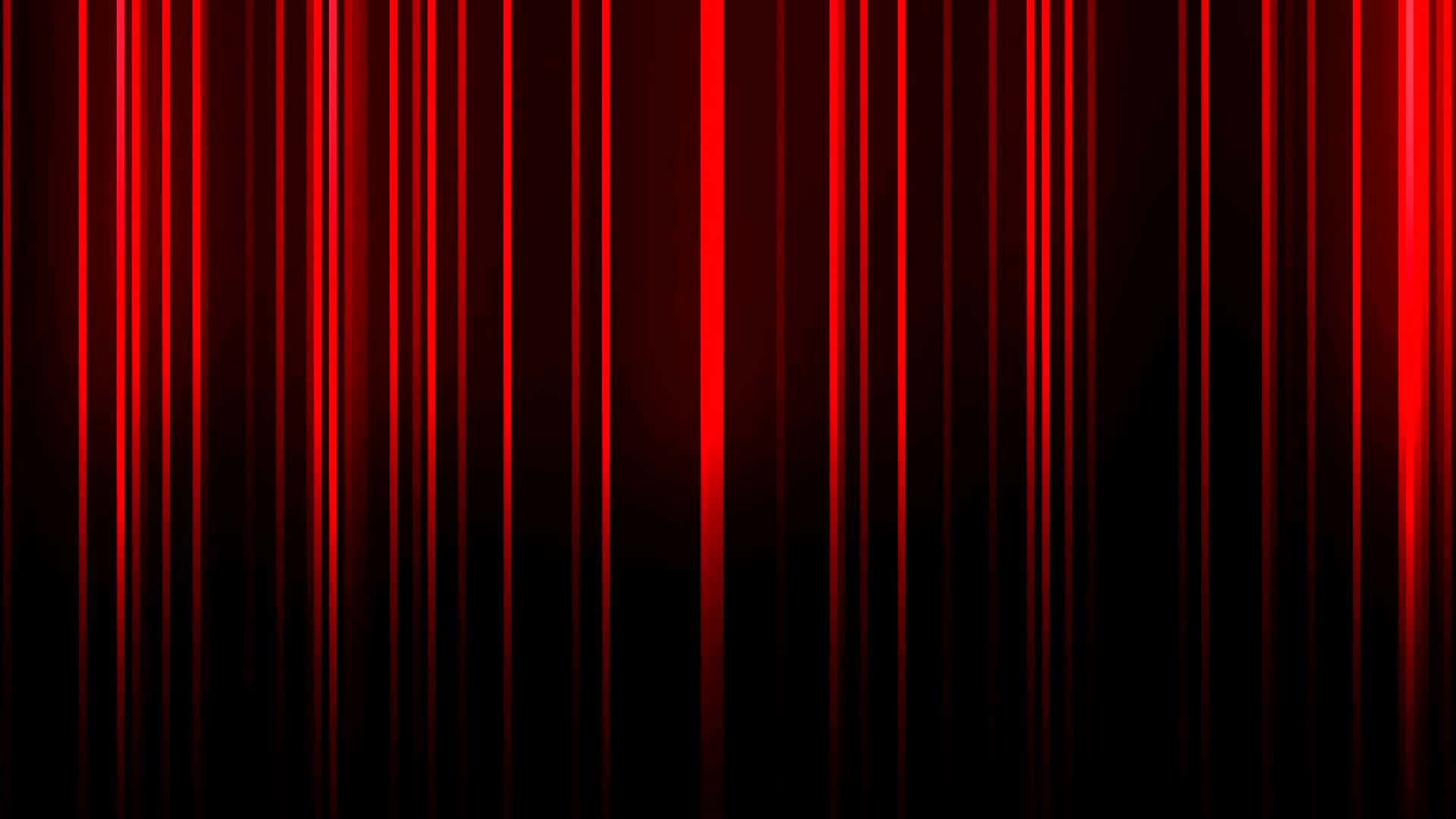 Red Neon 桌布 壁紙 — 鮮豔的紅色垂直光條在深黑色背景上發光，形成戲劇性的抽象圖案。