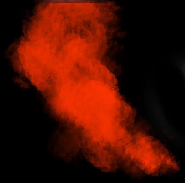 Red Smoke Effect 桌布 壁紙 — 鮮豔的紅色煙霧在純黑色背景上動態翻騰，營造出戲劇性且強烈的視覺效果。