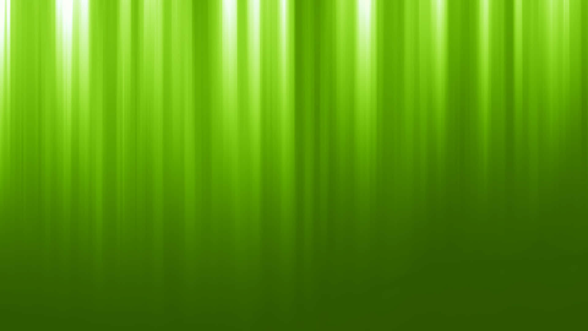 綠色 桌布 壁紙 — 鮮豔的綠色垂直光條逐漸淡入較暗色調，營造出發光的抽象背景。