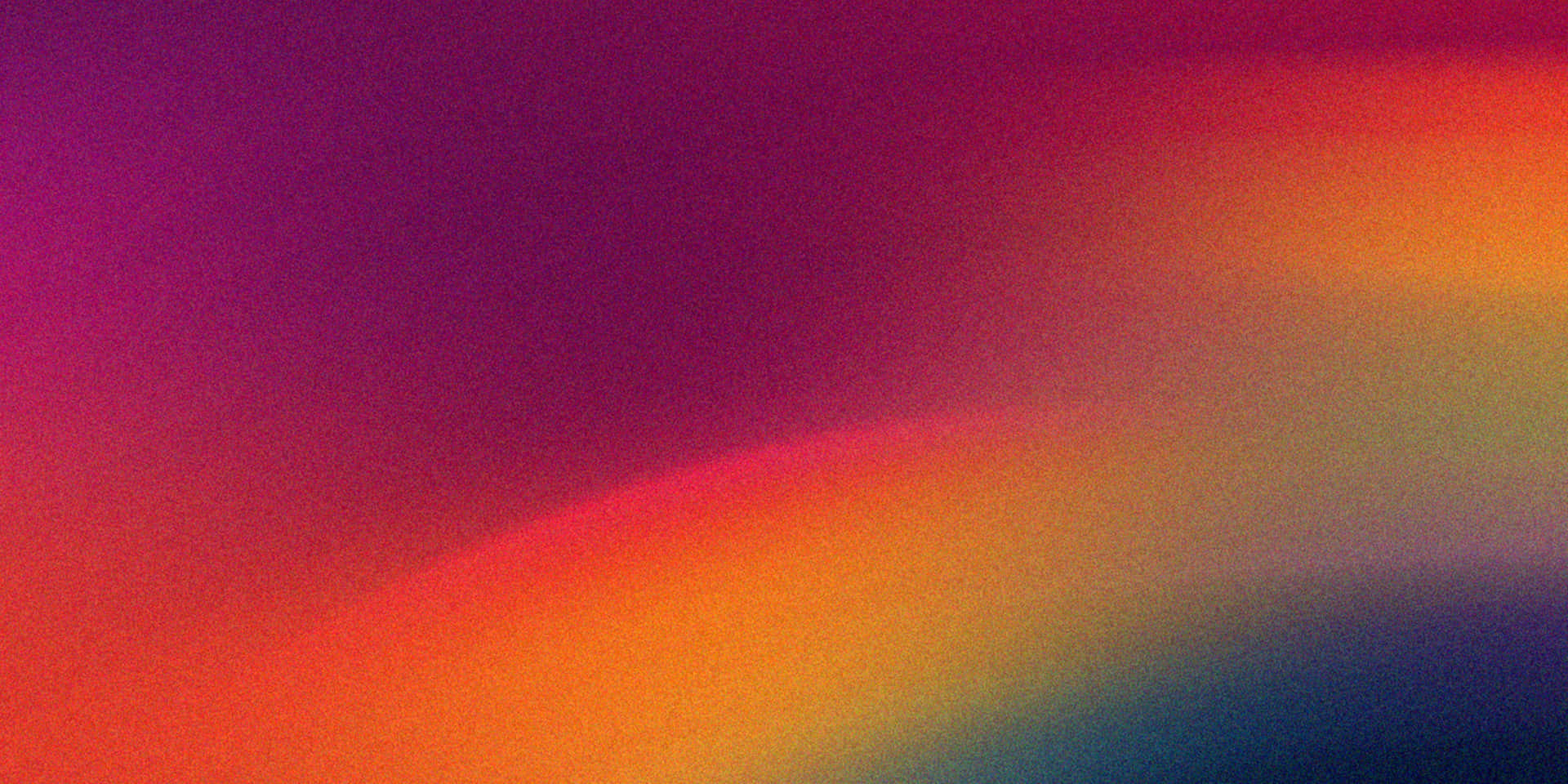 Abstract Gradient Background with Warm and Cool Tones Blending Seamlessly 壁紙 — 鮮豔色彩的平滑漸層沿對角線流過畫面，從深洋紅色過渡到火橙色和冷藍色。