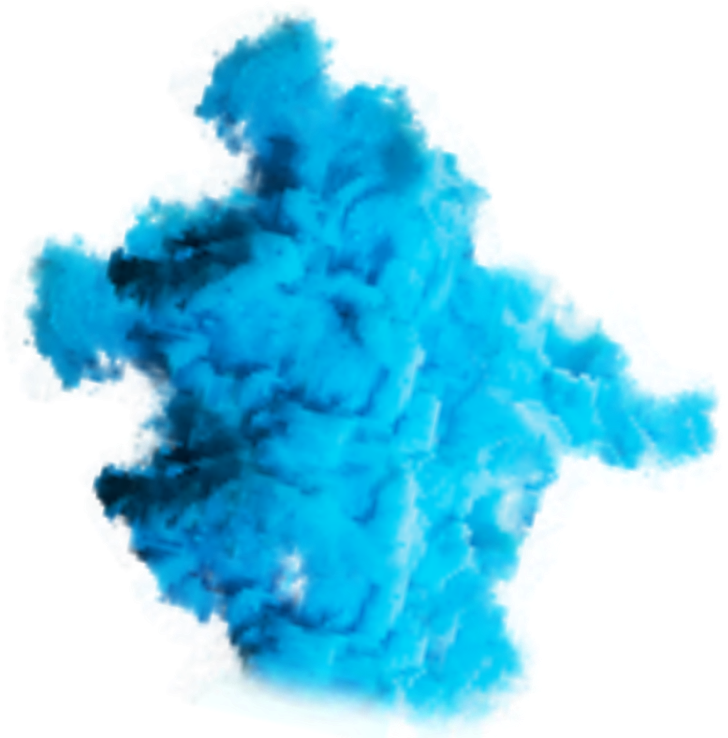 鮮豔藍色煙霧紋理 壁紙