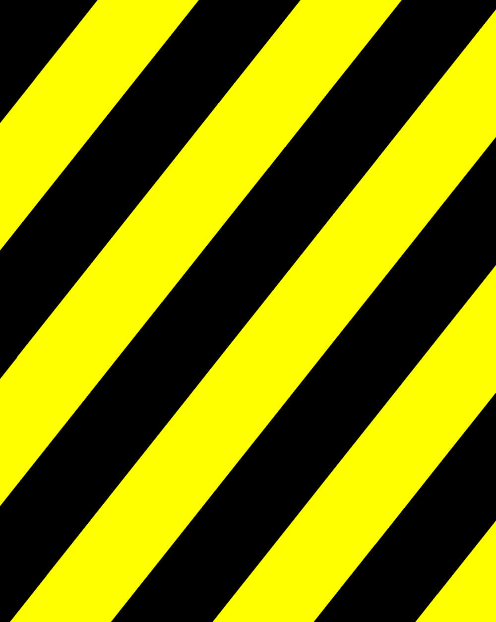 Yellow Striped 桌布 壁紙 — 鮮黃色和黑色的醒目對角條紋創造出高對比度的警告圖案。
