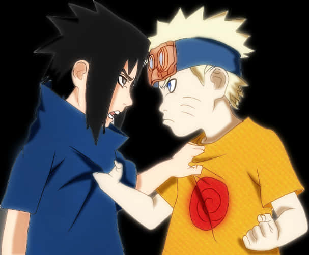 鳴人與佐助對峙 — Sasuke 壁紙