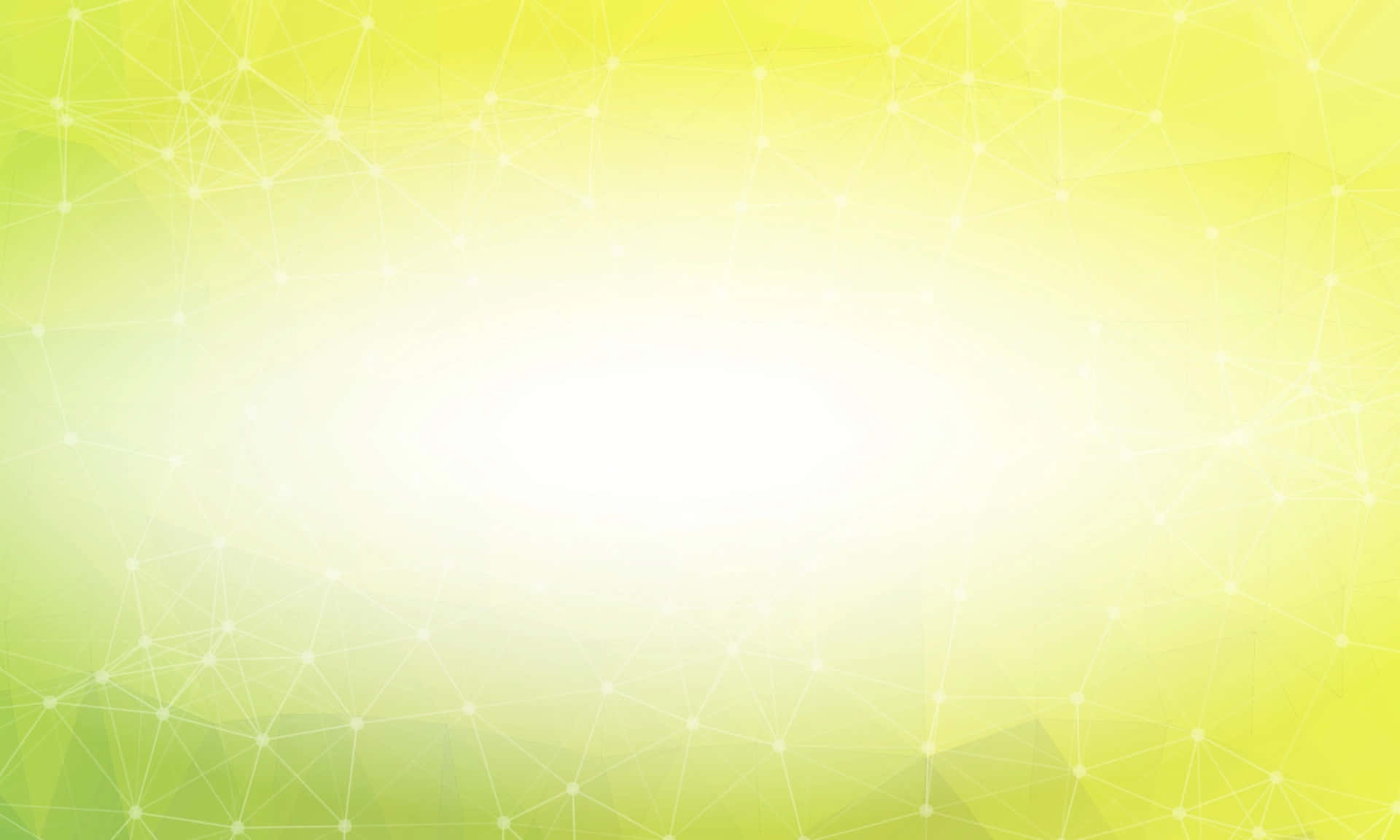 Geometric Pattern 桌布 壁紙 — 黃色和綠色的柔和漸變，帶有微妙的幾何網狀圖案疊加。