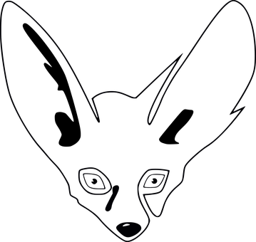 黑暗中的神秘狐狸 壁紙