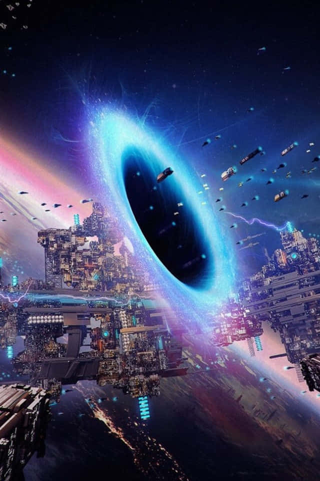 黑洞背景 壁紙