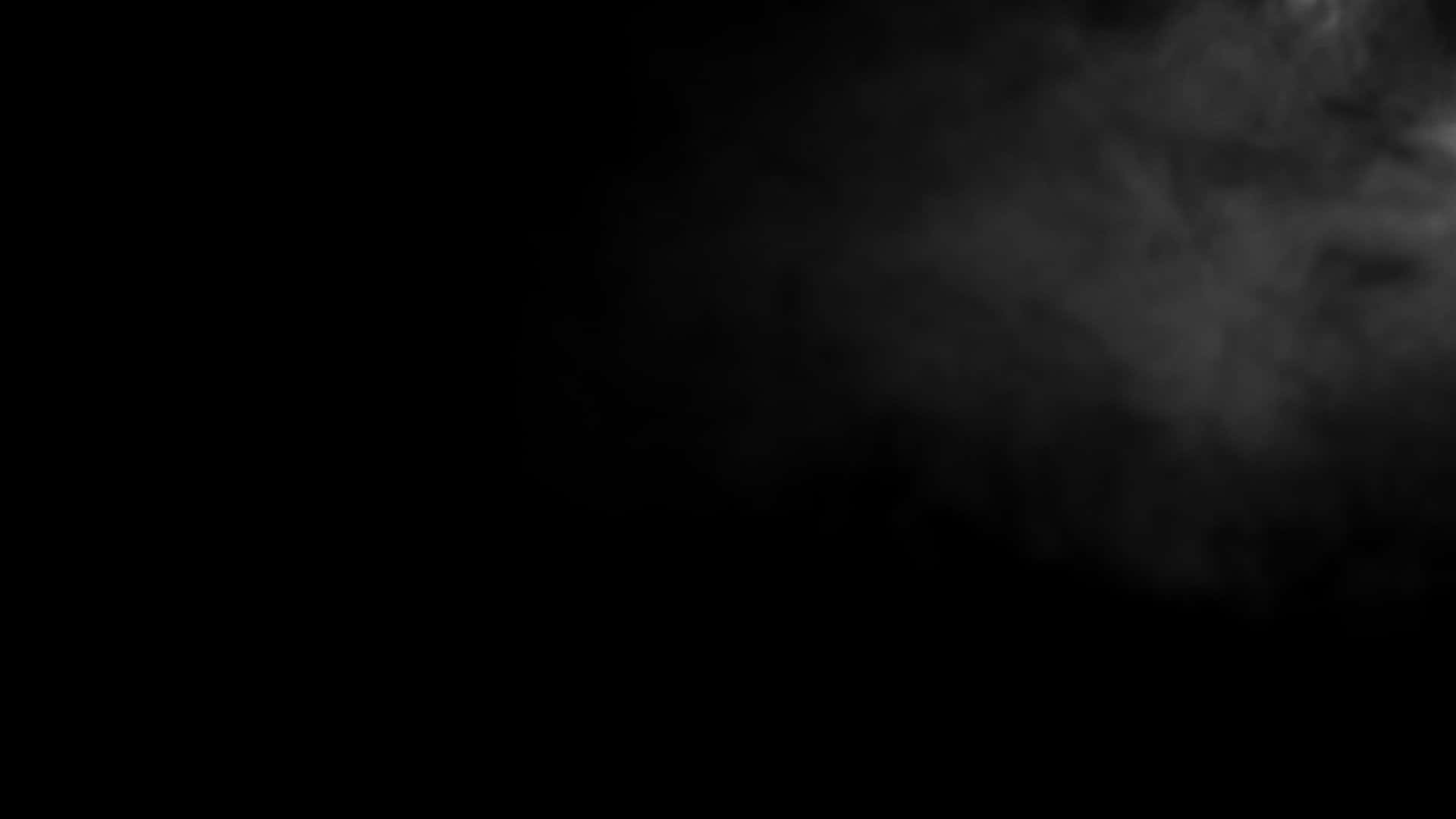 Pure Black 桌布 壁紙 — 黑煙在黑色虛空中飄散，營造出一種空靈而神秘的氛圍。