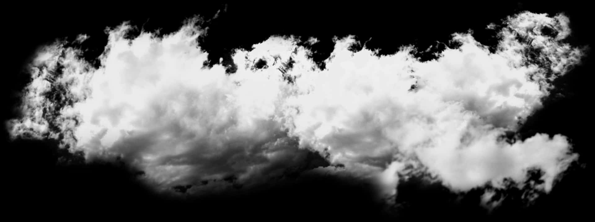 黑白劇烈雲層構圖 — 中國 壁紙