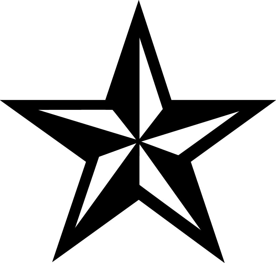 黑白航海之星 壁紙