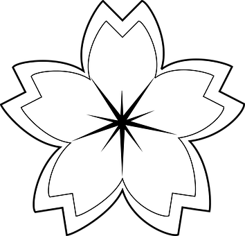 黑白花卉圖案 — 花 壁紙