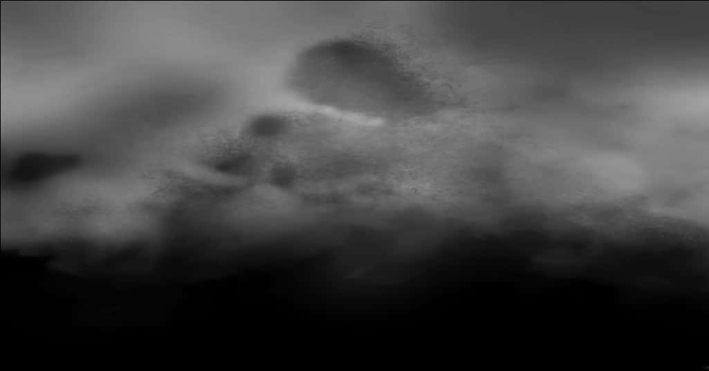 黑白雲霧抽象 壁紙