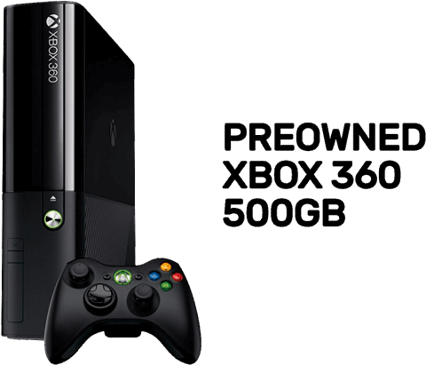Xbox 桌布 壁紙 — 黑色Xbox 360主機和控制器在純黑色背景上，帶有發光的綠色Xbox標誌。