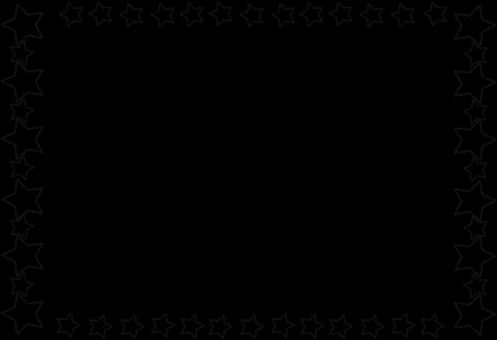 Stars 桌布 壁紙 — 黑色背景，邊框由細線星星組成。