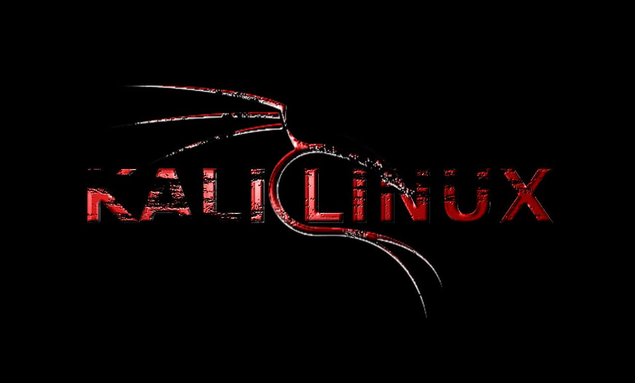 黑色背景上寫著 Raul Linux 字樣 壁紙
