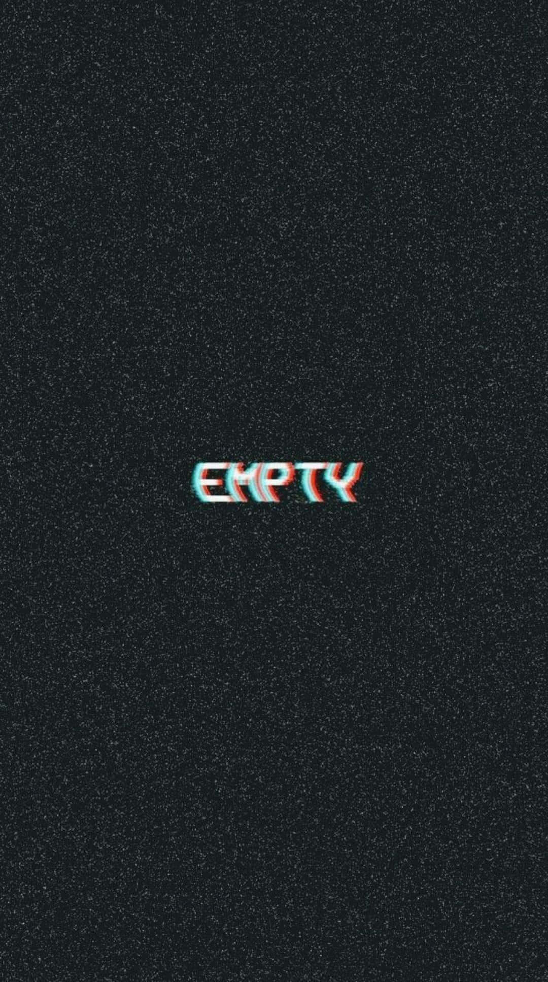 黑色背景上寫著epyty 壁紙