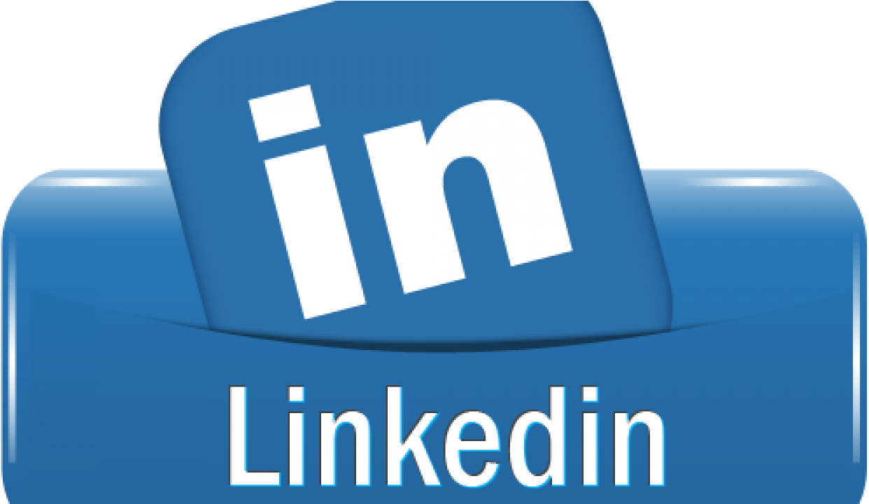 Linkedin 桌布 壁紙 — 黑色背景上帶有白色「in」和文字的亮面藍色LinkedIn標誌。