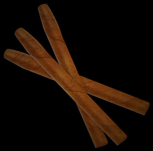 雪茄 blunt 散開於黑色背景，透明 PNG 剪貼圖庫
